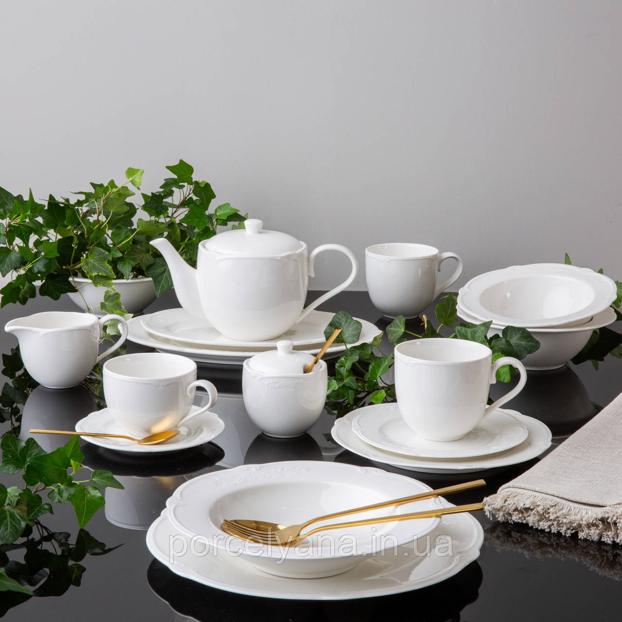 Обідньо-кавовий сервіз на 12 персон 95 предметів Ambition Pola, фото 1