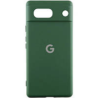 Чохол Silicone Cover Lakshmi Full Camera (AA) with logo для Google Pixel 9a Зелений / Dark green