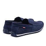 Класичні чоловічі літні туфлі перфоровані без шнурків повсякденні, фото 4