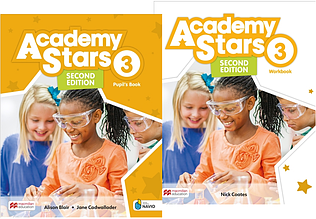 Комплект Academy Stars Second Edition 3 Pupil's Book + Workbook (Підручник + зошит) Англійська мова 3 клас