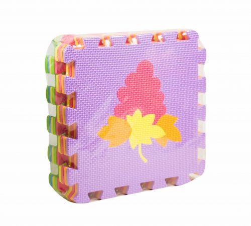 Фомова килимок-пазл "Овочі та фрукти", 9 елементів, фото 1