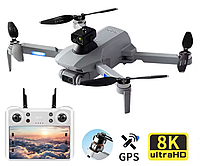 Квадрокоптер з камерою 4DRC F8 MAX - дрон із 4K , GPS, до 2 км. 25 хвилин польоту РК пульт + SD карта