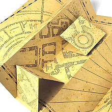 Карта мародерів і 2 квитки в Гоґвортс Marauder's Map чарівний набір для шанувальників світу Гаррі Поттера, фото 6