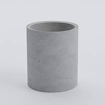 Вазон бетонний Осло S 36x30x30 см, вуличний садовий, фото 4