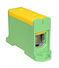 Клема силова СКНГз-JHT5-150 35-150мм2 290А "PE" жовто-зелена Ny95506243