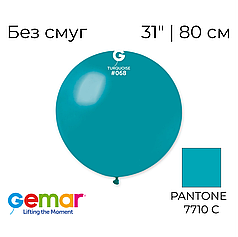 GEMAR-ДЖ 31" G30 068 Пастель Бірюзовий | Standard Turquoise (Без смуг)