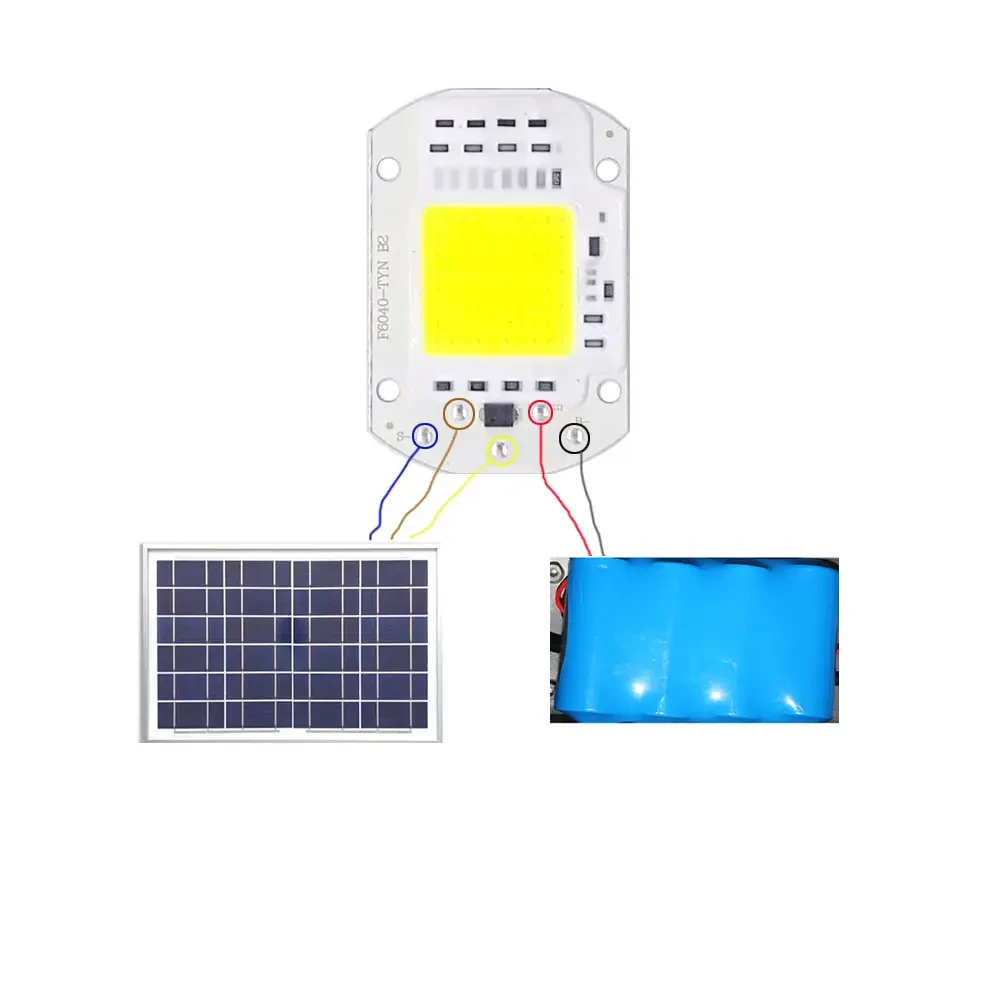 Світлодіодна LED-матриця DC 4V Smart IC 30w COB Solar для прожектора на сонячній панелі