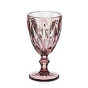 Набір келихів для вина Glassware 6шт Подарункові кольорові скляні фужери для коктейлів 300мл Бордо