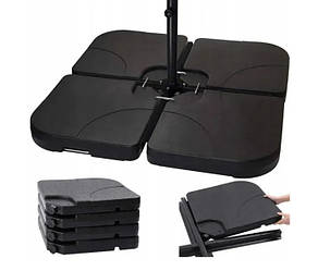 Підставка для садової парасольки 50х50х7,5 см 4в1