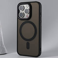 Чохол Color Frame матовий напівпрозорий з Magsafe для iPhone 16 Pro Max Black