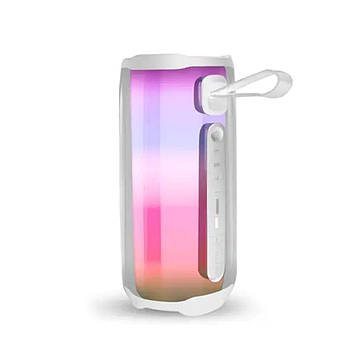 Портативна колонка 8 Вт с підсвічуванням і USB Білий PULSE5W