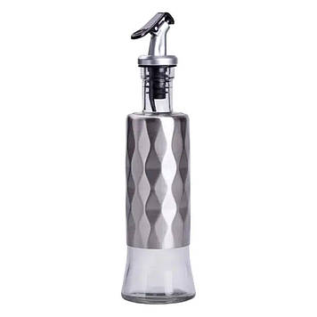 Пляшка для олії з дозатором 300 мл скляна пляшка для оливкової та соняшникової олії HP-1361