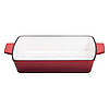 Форма для запікання чавунна 39.5х23.5х6 см форма для випічки 3 л Червона HP-1-9R, фото 2