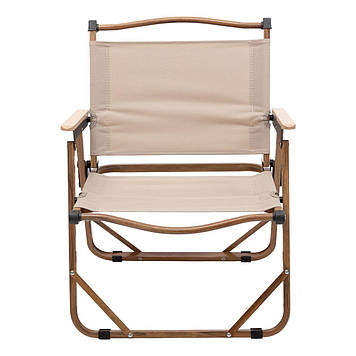 Крісло розкладне туристичне 50×51×64 см крісло складне для пікніка на природу Бежеве HP-SY-1