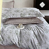 Сімейний комплект постільної білизни з простирадлом на резинцы з фланелі, дві підковдри, фото 9