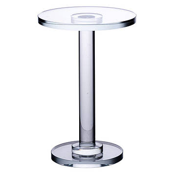 Тортівниця скляна на ніжці 12×18 см кругла стійка для торта, капкейків HP-4-68M