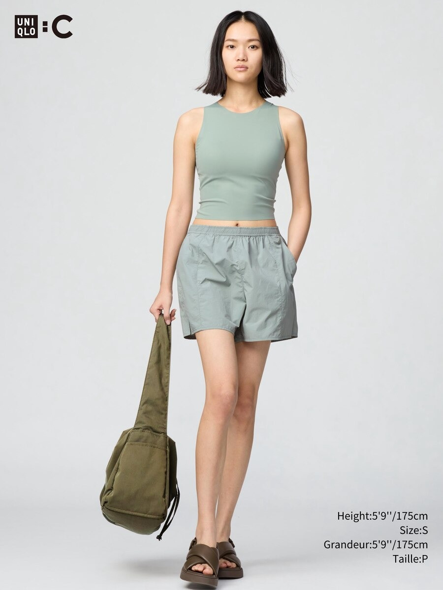 Жіночий топ Active від UNIQLO зі вшитими чашками 1159842327 (Зелений S), фото 1