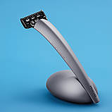 Набір для гоління Mkodo X1 Razor чоловіча бритва на магнітній підставці зі змінними касетами, фото 3