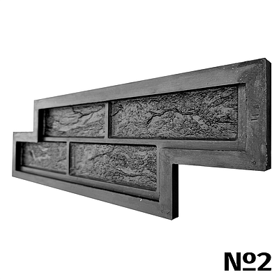 Форма для панелей зі швом «Париж №2»; в 1 м² - 15 шт; гнучкі гумові форми для декоративних панелей