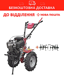 Мотоблок дизельний Кентавр МБ2012ДЭ + фреза (колеса 5.00-12, 12 к.с., электро стартер) БЕЗКОШТОВНА ДОСТАВКА
