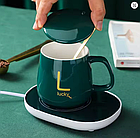 Набір подарунковий кухоль із підігрівом на платформі в подарунковому пакованні LUCKY, фото 2