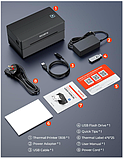 MUNBYN Чорний Bluetooth термопринтер етикеток і наклейок, фото 5