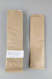 Бумажные пакеты саше  7/0*28 коричневый (100 шт), фото 3