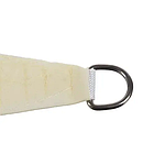 Тент-парус тіньовий квадратний 3х4 м Gardlov, навіс від дощу та сонця, жовтий (23144), фото 7