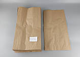 Бумажные пакеты саше 25/8*46 коричневый (100 шт), фото 2
