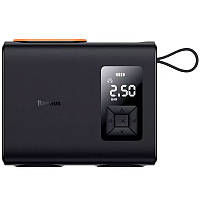 Автомобільний насос Baseus Mega EnergyPump Series Dual Cylinder 6000 mAh (CRNL060001) Black