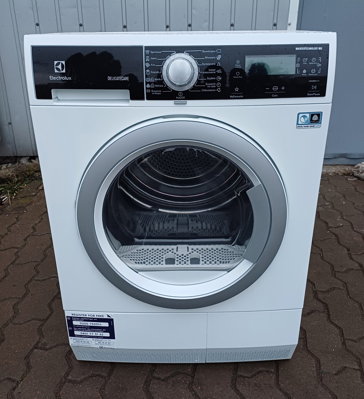 Сушильна машина Electrolux EDH13488GC 8 кг кошик для вовни та взуття