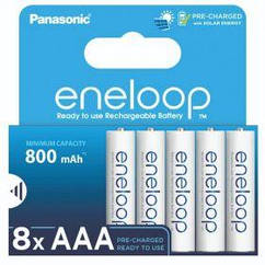 Акумулятори Panasonic Eneloop AAA/HR03 NI-MH 800 mAh BL 8 шт