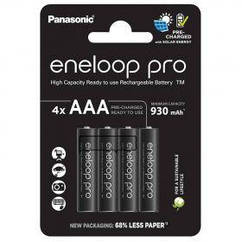 Акумулятори Panasonic Eneloop Pro AAA/HR03 NI-MH 930 mAh BL 4 шт