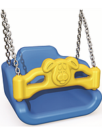 Гойдалка пластикова з обмежувачем на ланцюгах