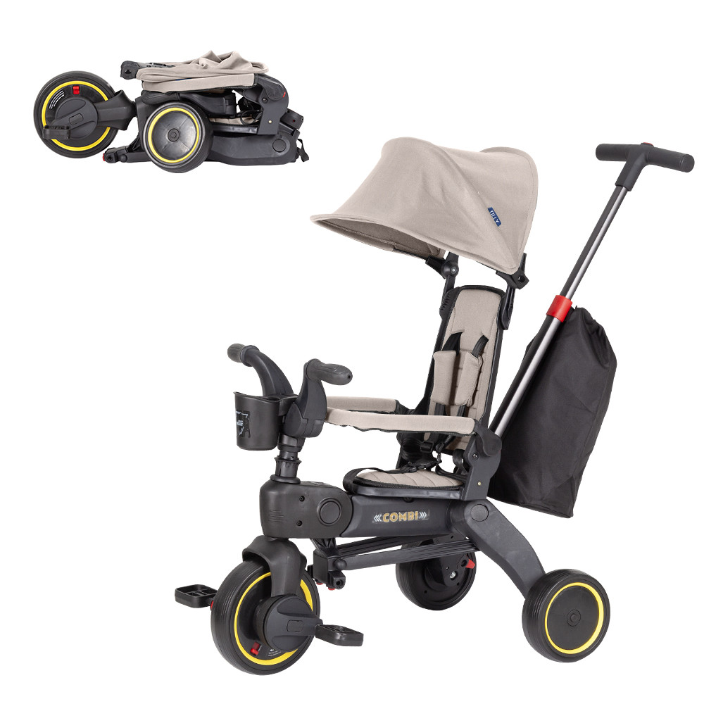 Велосипед триколісний TILLY COMBI T-392 BEIGE /1/, фото 1