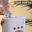 Вентилятор 3 в 1 USB з розпилювачем, автоповоротом і LED-підсвіткою Air Double-ended Spray Fan, фото 6