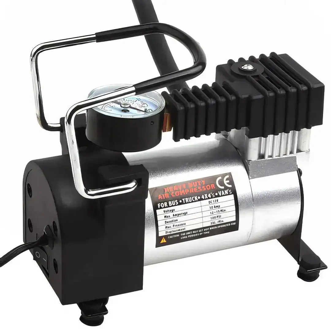 Автомобільний компресор із живленням від прикурювача Air pump XL-823/ Універсальний повітряний компресор 12V