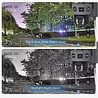 Вулична WiFi камера відеоспостереження із сонячною панеллю та двома об'єктивами TP18 Камера відеоспостереження 6 Мп, фото 8