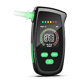 Алкотестер підвищенної точності R&D RD900 — цифровий алкометр з дисплеєм, точність до 0.01‰, зарядка Type-C