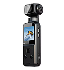 Екшн-камера WiFi з поворотним об'єктивом і дисплеєм/Нагрудна екшн камера для блогерів туристів кишенькова, фото 7