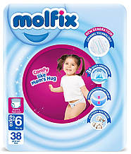 Підгузки-трусики Molfix Pants 6 Extra Large (15-22 кг) 38 шт