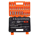 Набір інструментів у кейсі (53 предмети)/Набір головок із тріскачкою/ Автоінструмент, фото 2