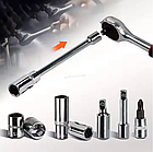 Набір інструментів у кейсі (53 предмети)/Набір головок із тріскачкою/ Автоінструмент, фото 5