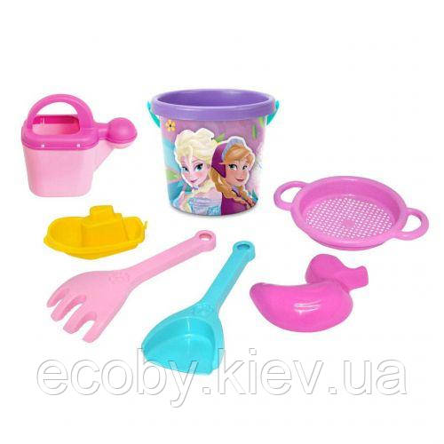 Набір для піску "Холодне серце" 7 пив із термонаклейкою, фото 1