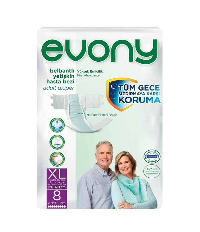 Підгузки для дорослих Evony 4 Extra Large 8 шт, фото 1