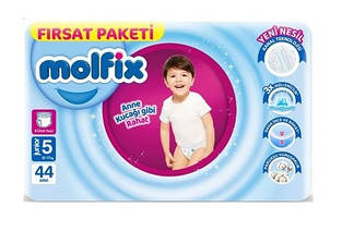 Підгузки-трусики Molfix Pants 5 Junior (12-17 кг) 44 шт