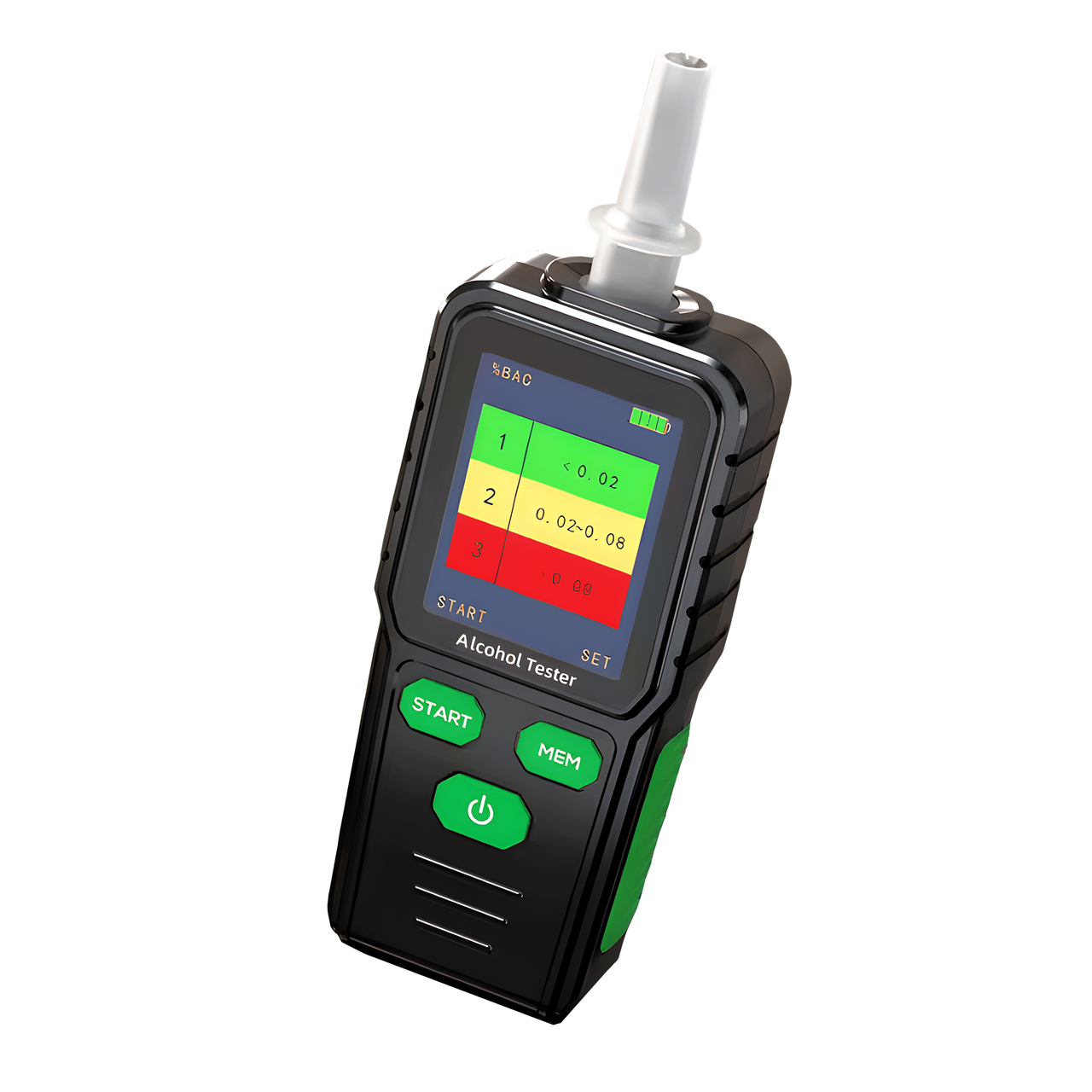 Алкотестер підвищенної точності R&D RD930 — цифровий алкометр з дисплеєм, точність до 0.01‰, зарядка Type-C