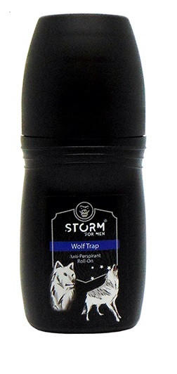 Роликовий антиперспірант для тіла STORM чоловічий WOLF TRAP 50 мл, фото 1