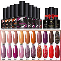 Набір гель-лаків Nee Jolie, гель лак 20+3шт Топ, База та Матовий топ у подарунок набір 02