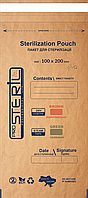 Крафт пакет для стерилизации 100х200мм – 100 шт
